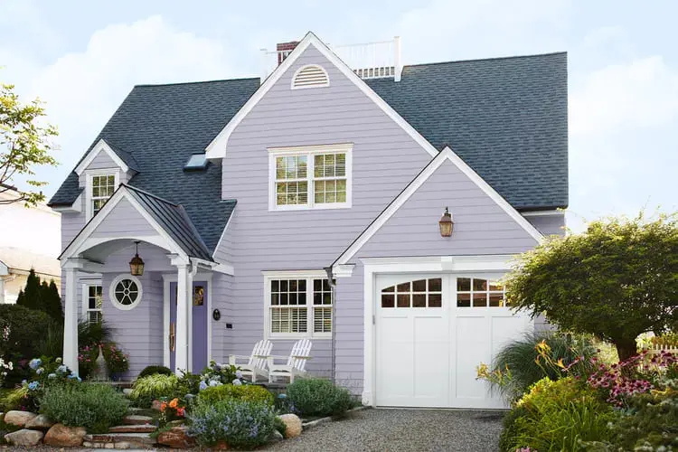 lavender exterior color home