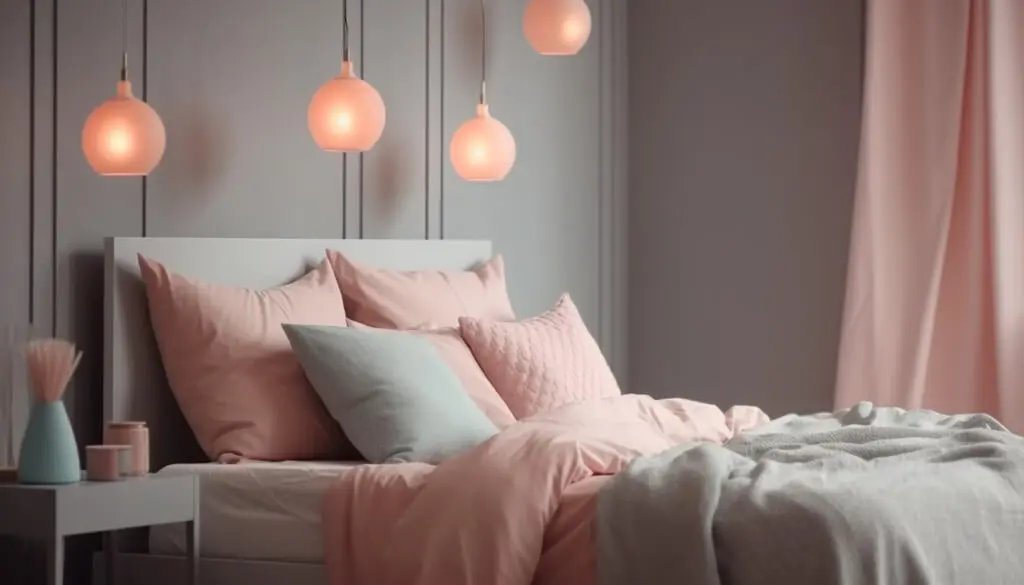 Soft and Pastel Colors in bedroom