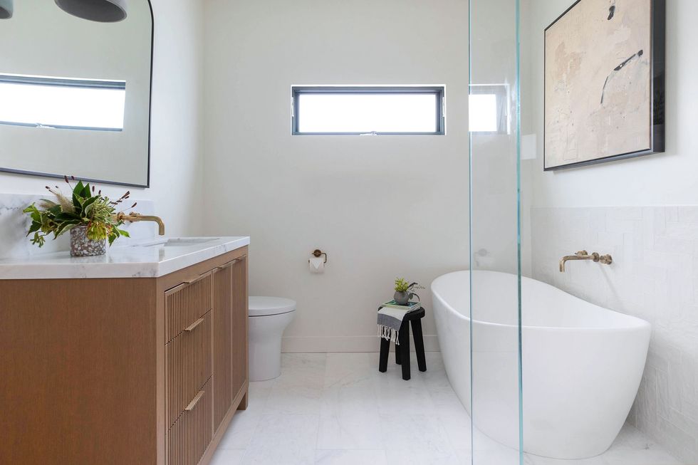 Bright White Bathroom