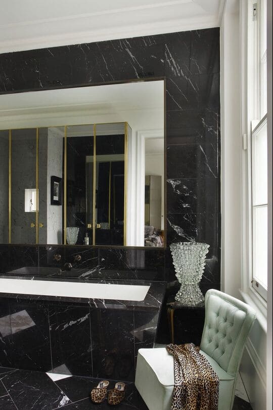 Classy Marble Master Bathroom