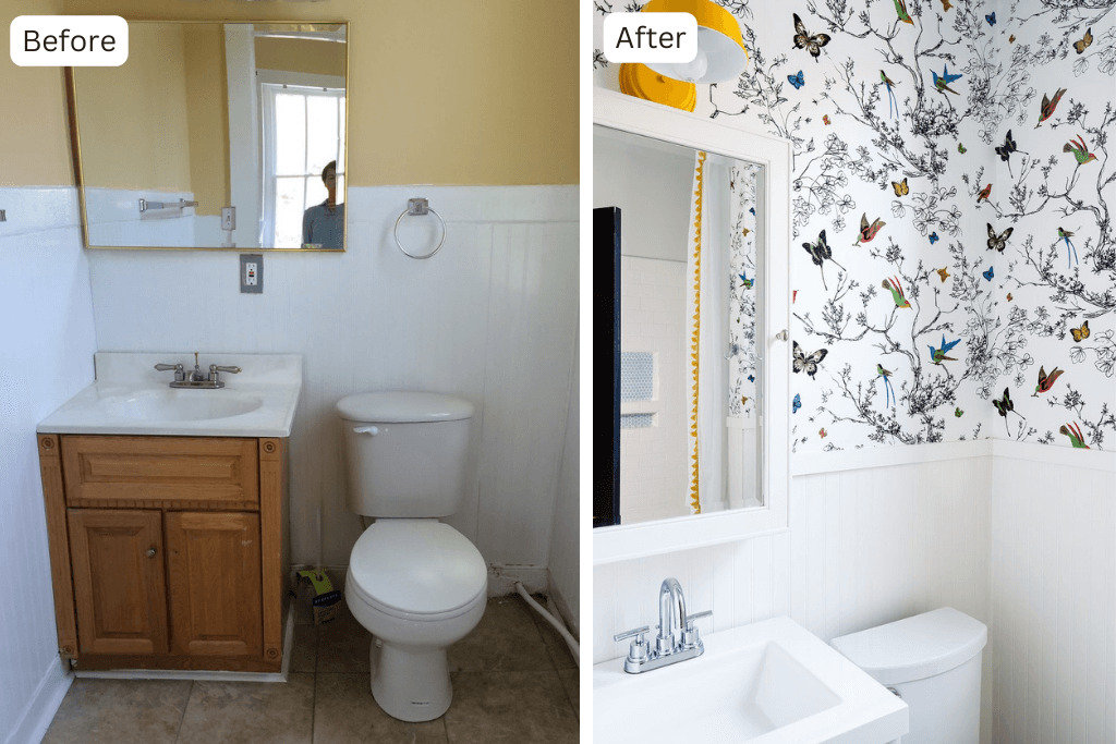 Colorful Powder Room