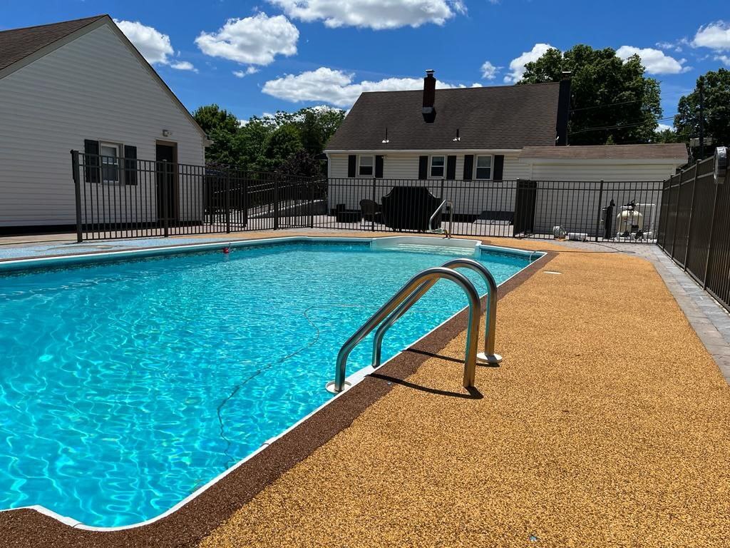 The Life Cycle Rubber pool deck surfaces