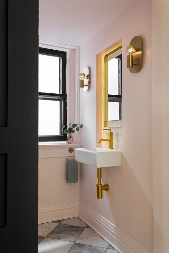 Gold Accents bathroom