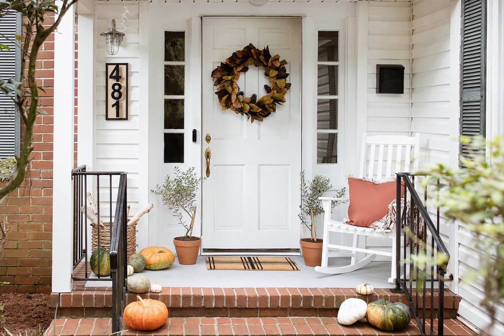 unique modern front porch design