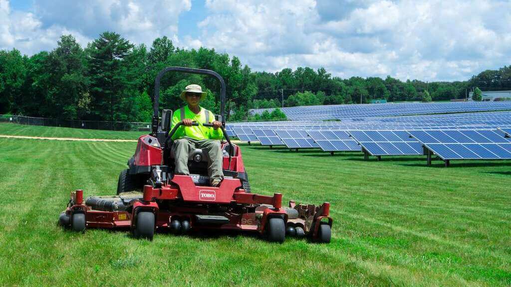 A Human Centered Case Study for Solar Farm Mowing Costs