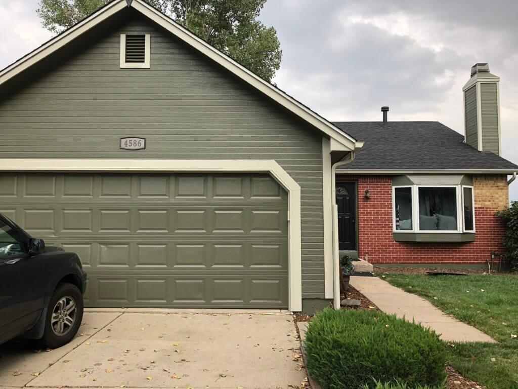 Glossy Garage Door Wrap