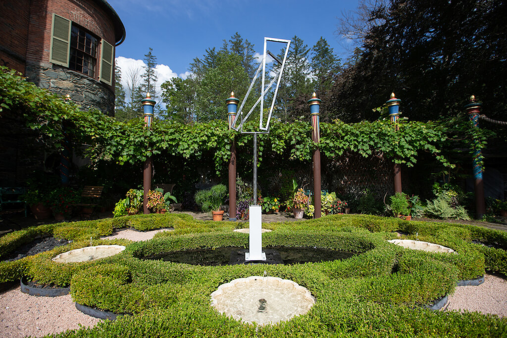 Kinetic sculptures in outdoor