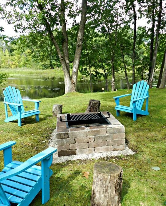 Firepit and Grill