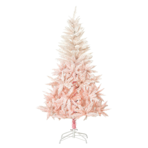 Homcom Spruce Pink 5 ft Artificial Christmas Tree