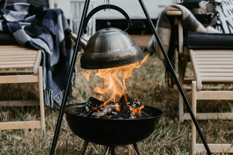 Suspended Cauldron Fire Pit Ideas