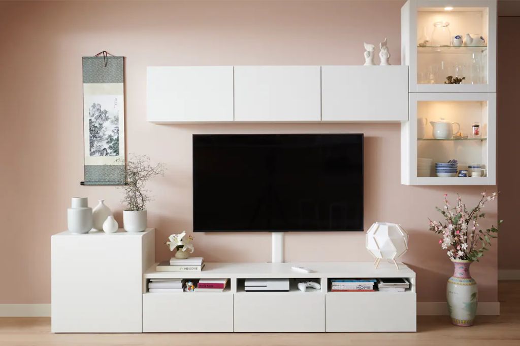 A Tv unit with storage