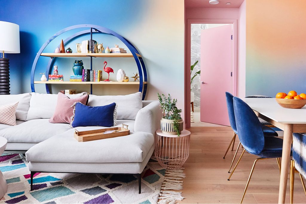 colorful living room 