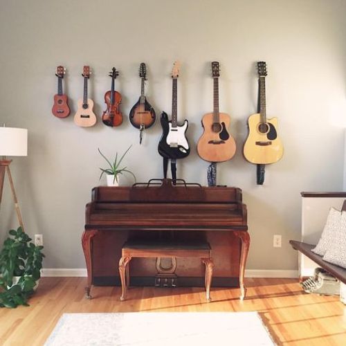 Mount instruments on wall