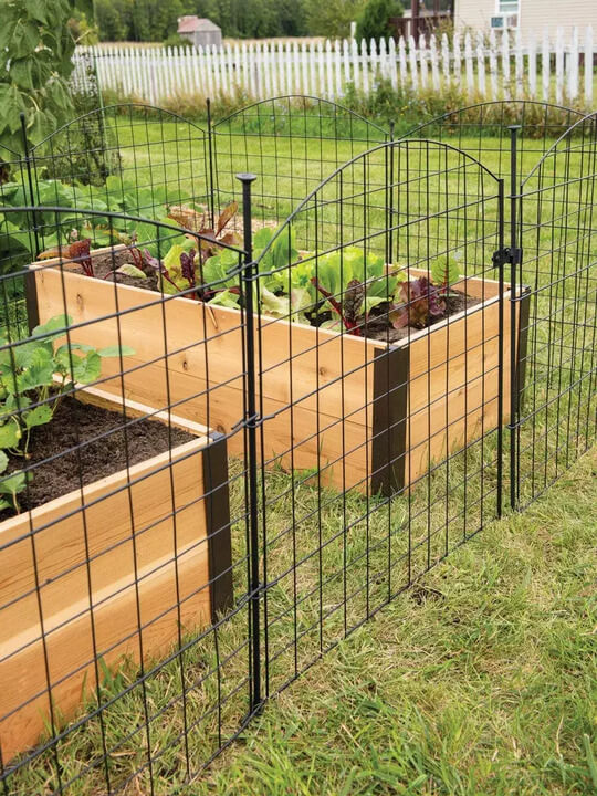 Pet Control Gate for Garden Bed