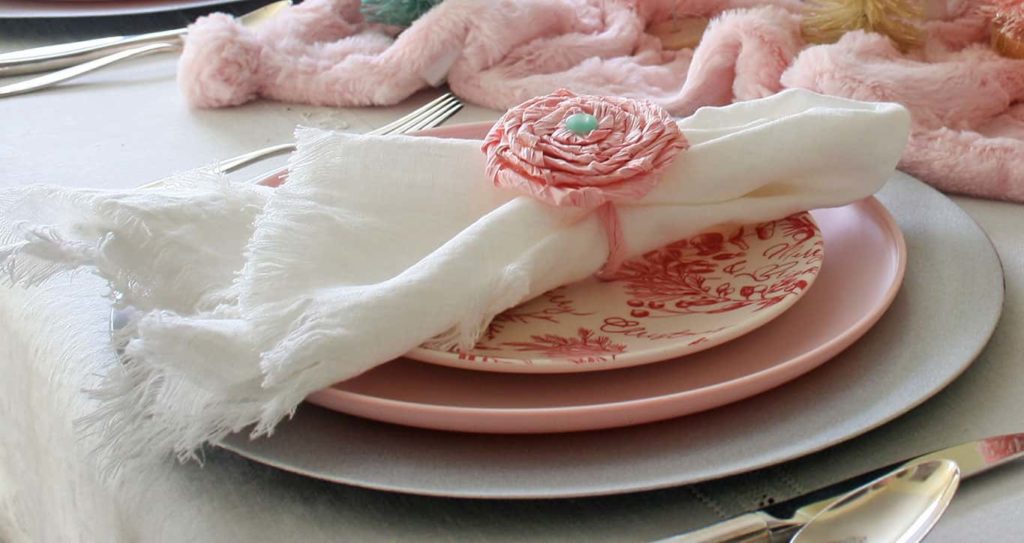 Pink-Themed Napkin Holders 