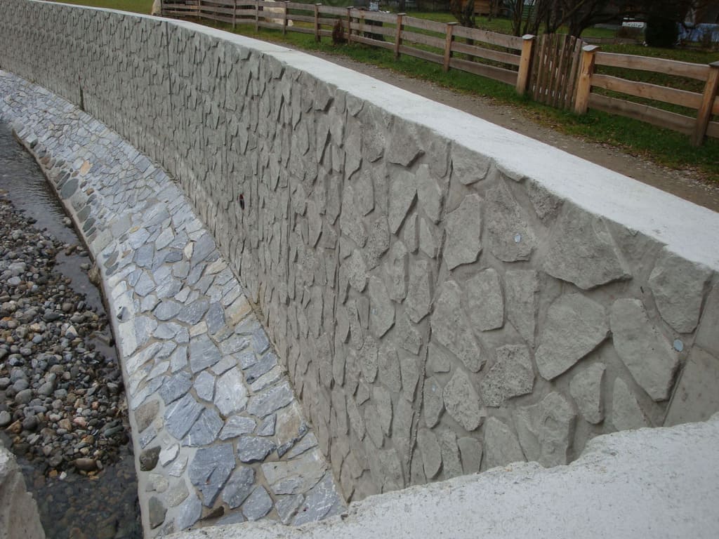 Stamped Concrete Retaining Wall Ideas