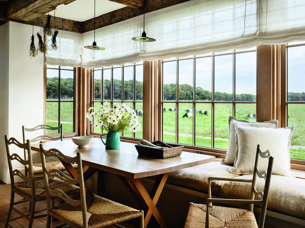Alluring Breakfast Nook with Bucolic View