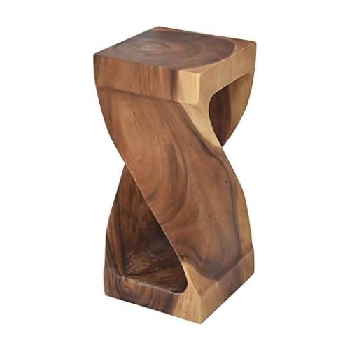 Bowery Hill Contemporary Wood Glaze Accent Side Table