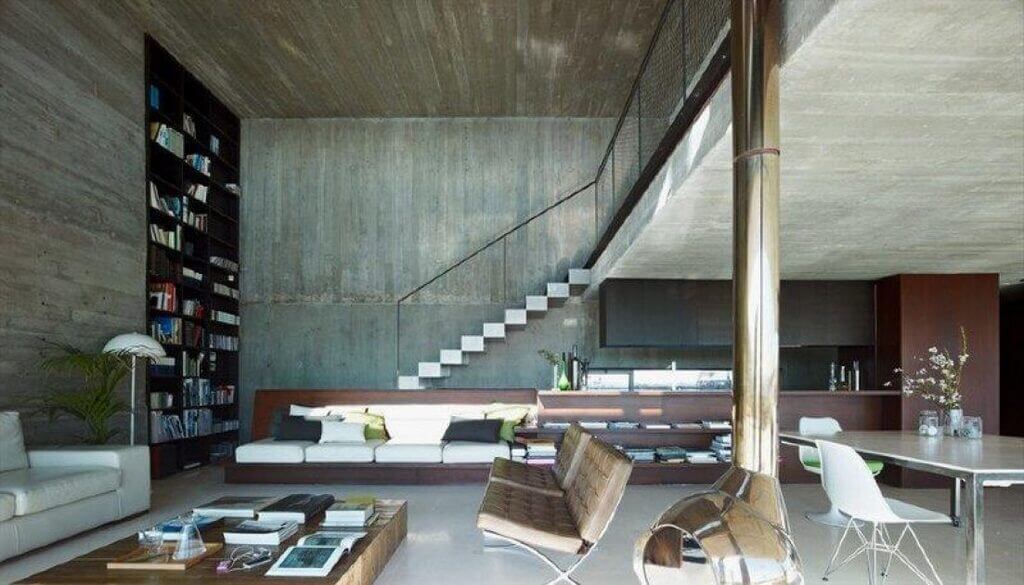 Colored Concrete interior design