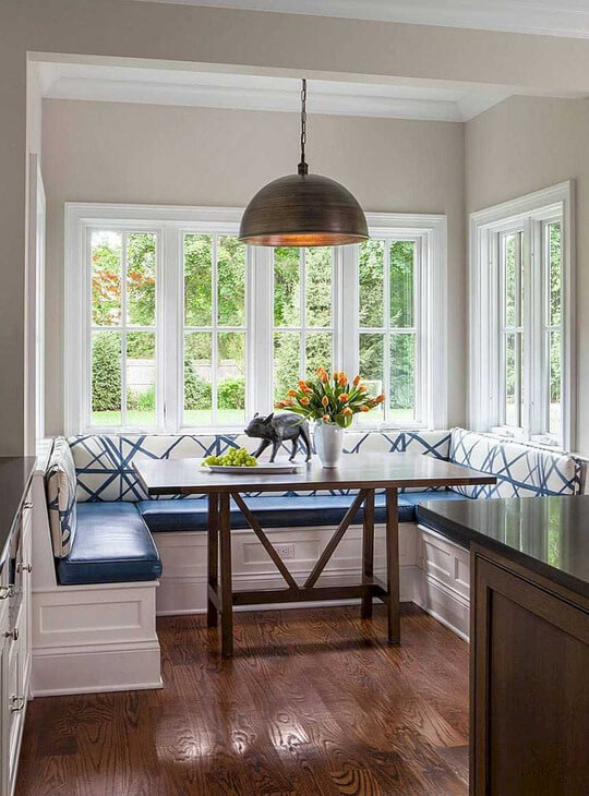 Pleasing Dining Area Just Outside Your Kitchen