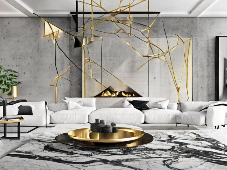 Polished Metals living room