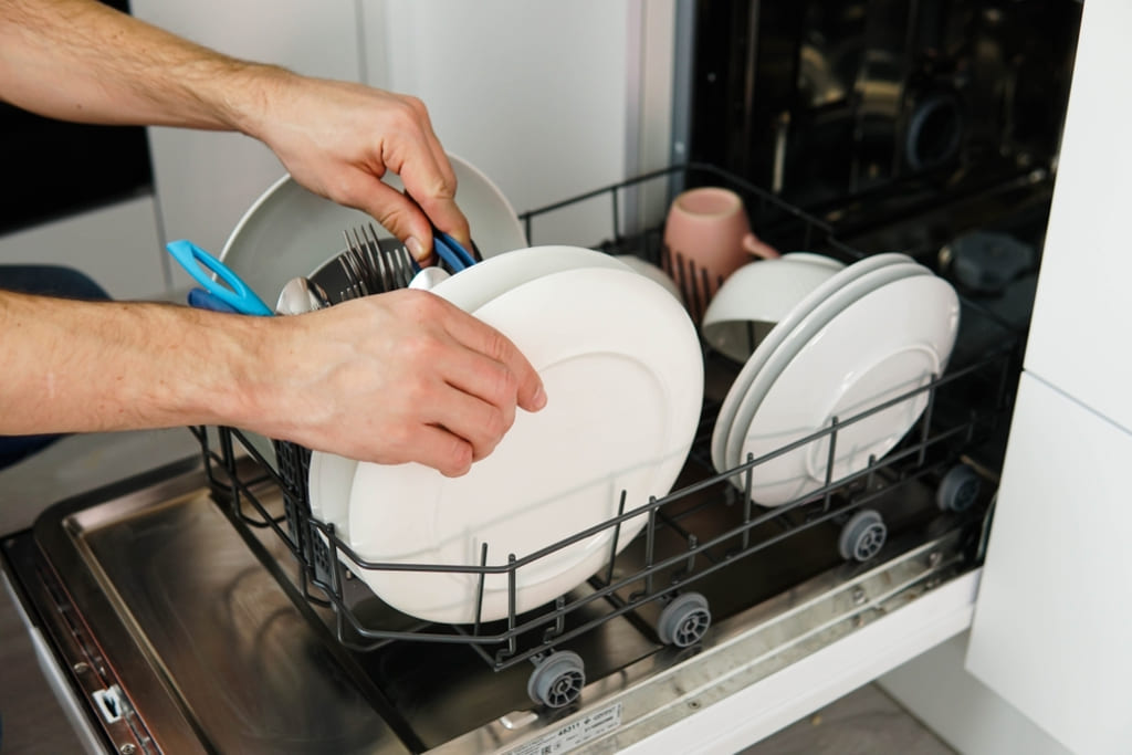 Removing Items before Cleaning Dishwasher