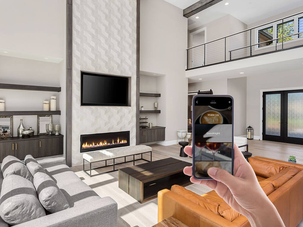 Tech Integrated Smart Spaces living room