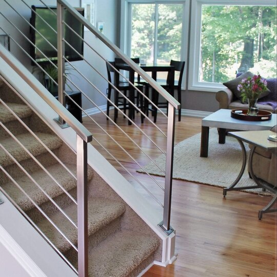 Contemporary Stainless Steel stair Railings