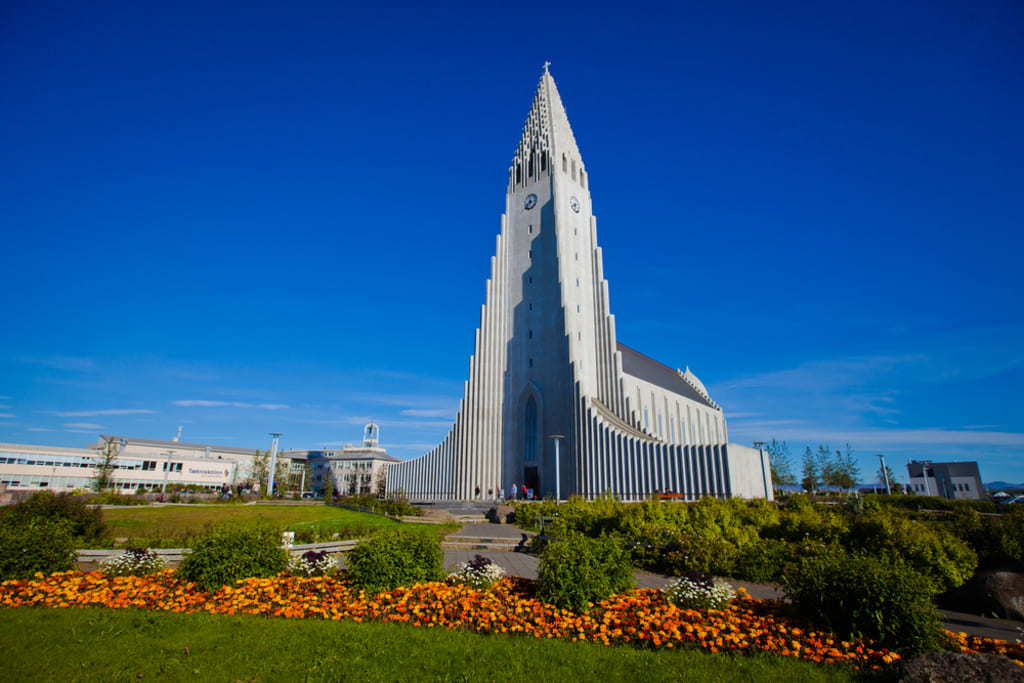 Hallgrímskirkja, Reykjavík in Iceland