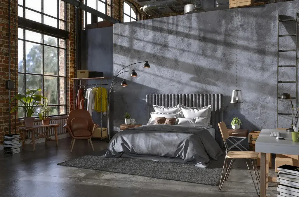 How to Decorate an Industrial Style Bedroom in 2024