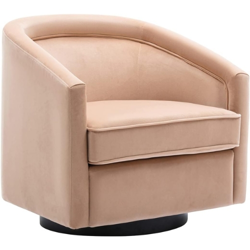 Wovenbyrd 360-degree Swivel Barrel Accent Chair