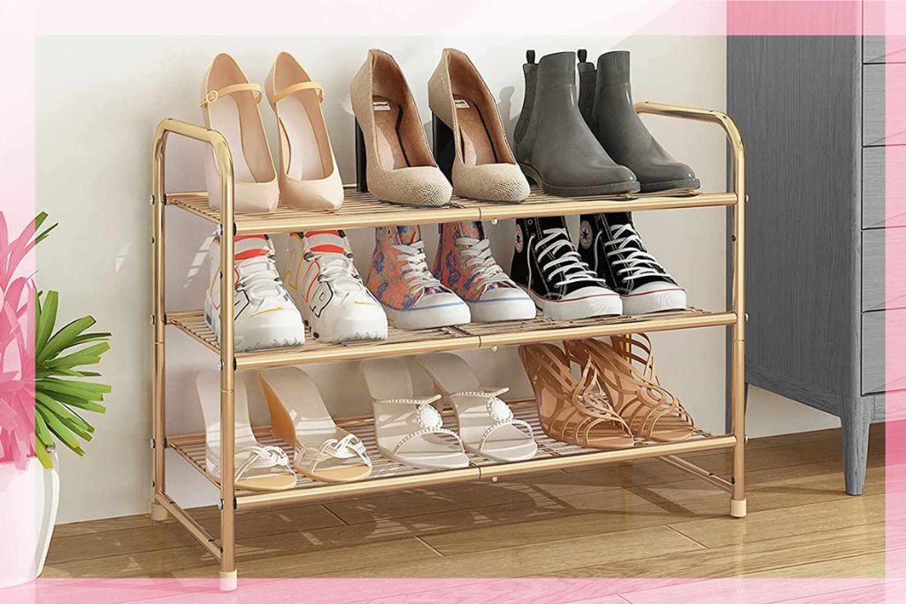 small shoe shelf