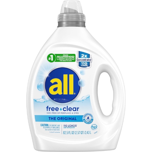 All Free Clear Liquid 2x Concentrated Laundry Detergent