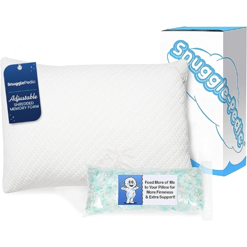 Snuggle-Pedic Adjustable Memory Foam Pillow