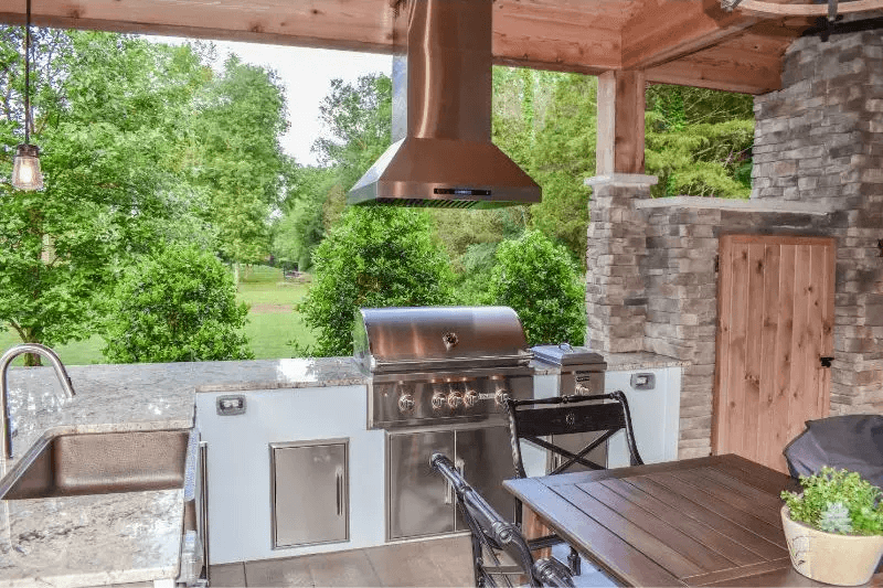 Vented Outdoor Kitchen