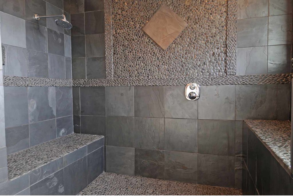 stone bathroom tiles idea