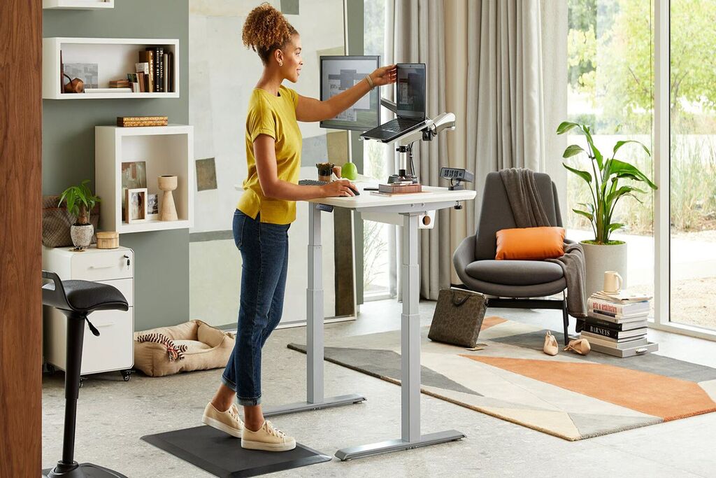 Corner Standing desk idea