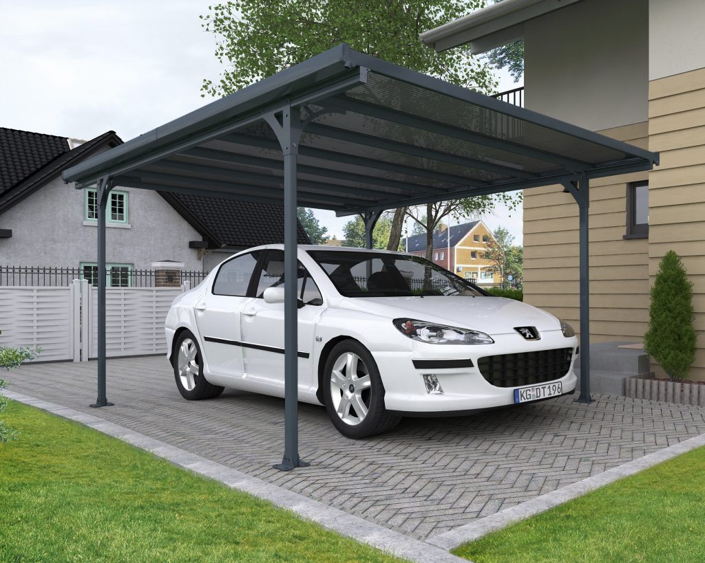 Carport location at home
