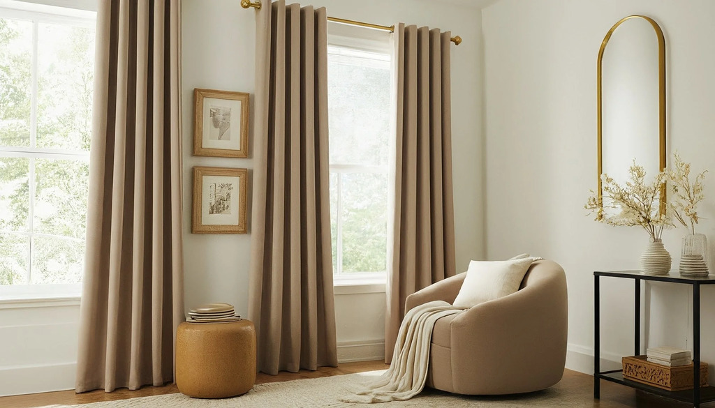 Use Sheer and Heavy Drapes