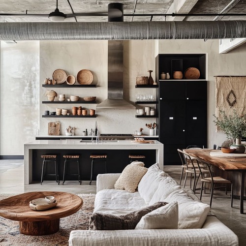 Industrial Elements in home