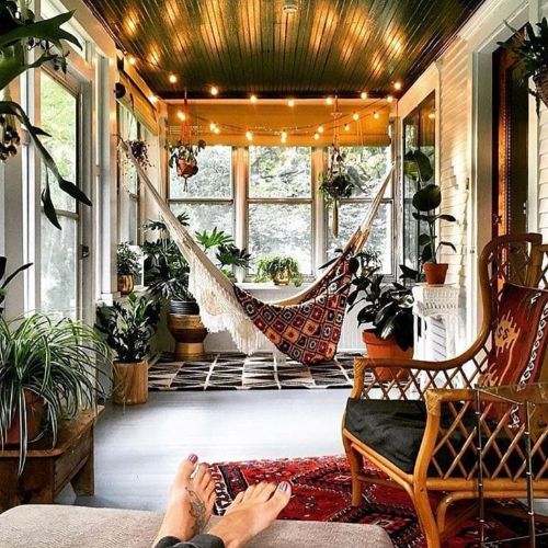 Bohemian sunroom