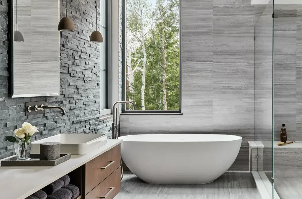 15 Classic and Innovative Ideas for a Grey Bathroom
