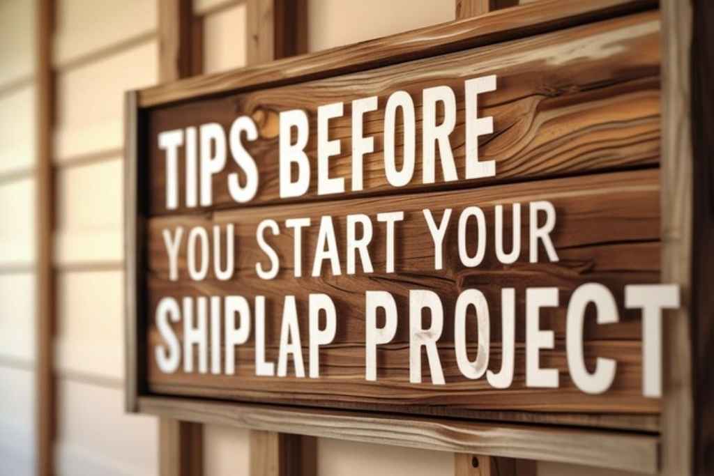 Tips Before You Start Your Shiplap Project