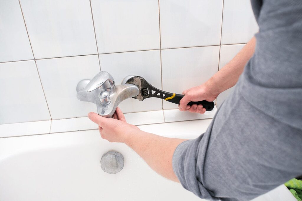 Guide for fixing faucet